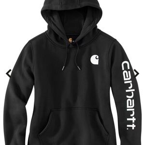 Carhartt Black Pullover with White Branding